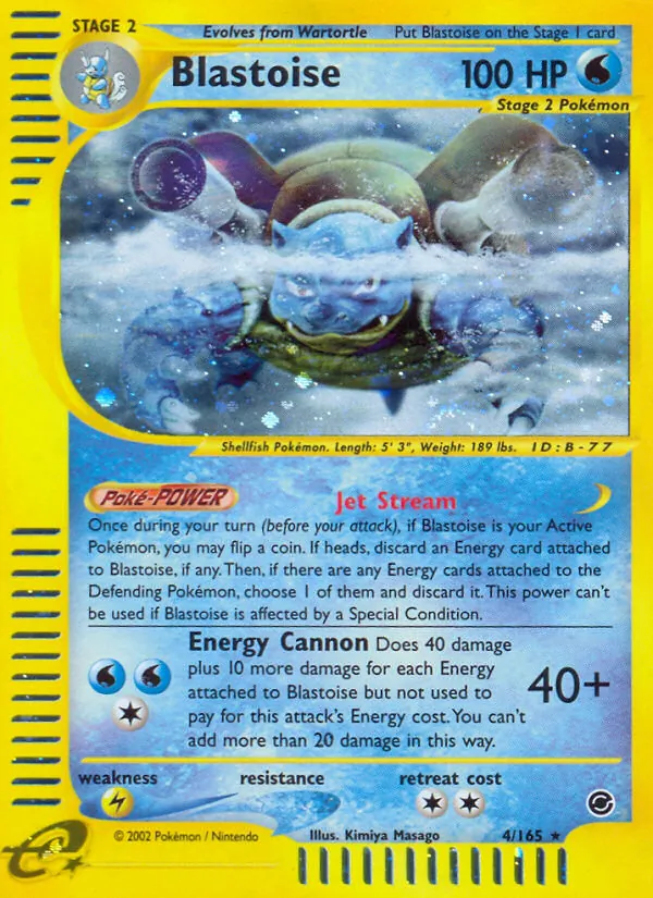Blastoise (4) — Expedition #004/165
