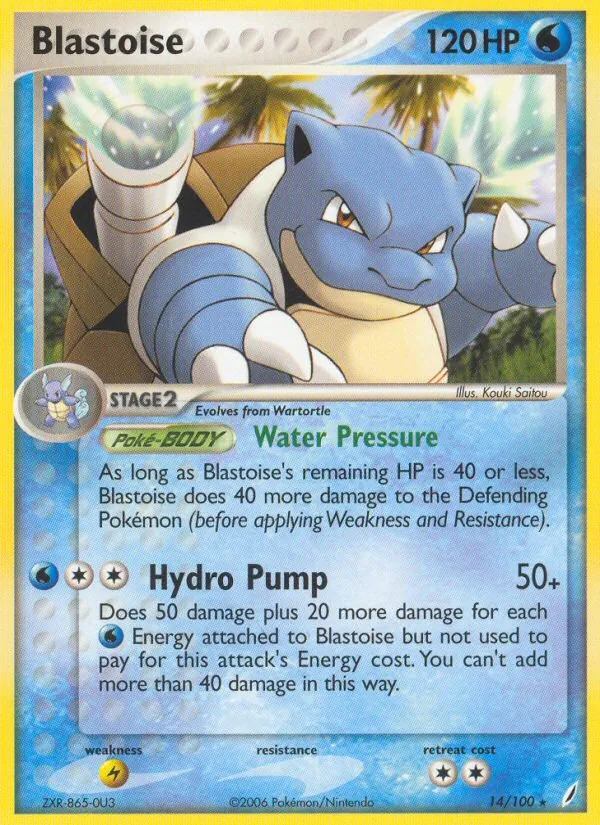 Blastoise — Crystal Guardians #14/100
