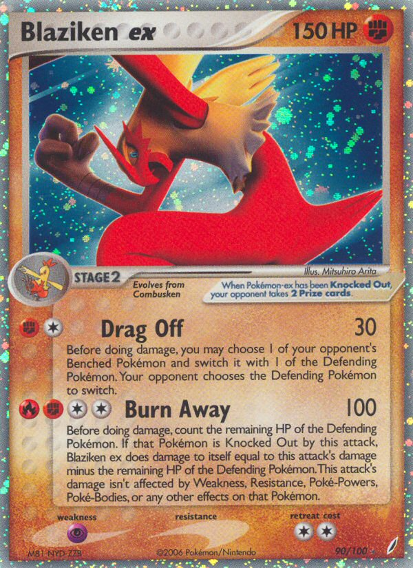 Blaziken ex — Crystal Guardians #90/100