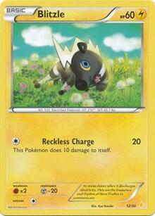 Blitzle (12) — XY Trainer Kit: Pikachu Libre & Suicune #12/30