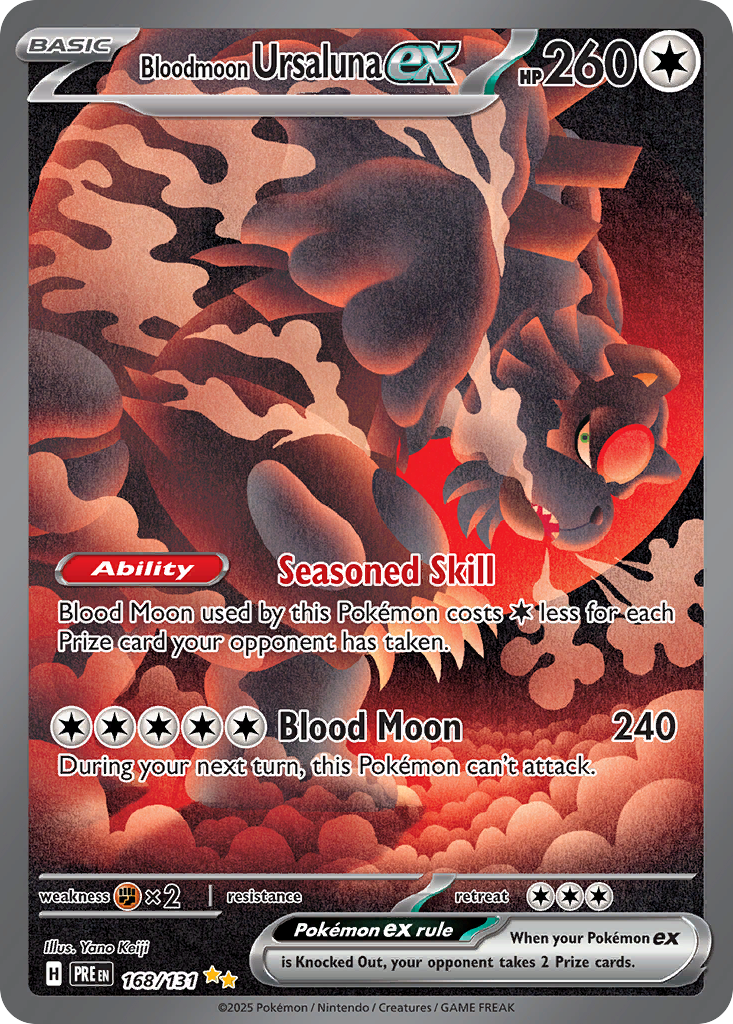 Bloodmoon Ursaluna ex — SV: Prismatic Evolutions #168/131