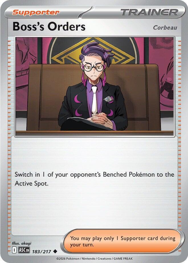 Boss's Orders [Corbeau] — ME: Ascended Heroes #183/217