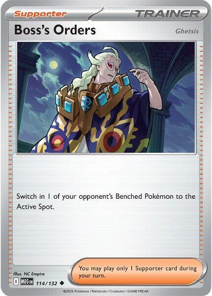 Boss's Orders [Ghetsis] — ME01: Mega Evolution #114/132