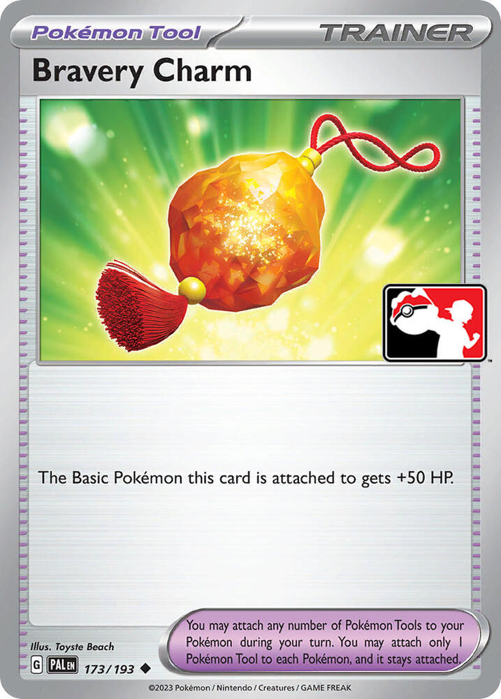 Bravery Charm — Prize Pack Series Cards #173/193