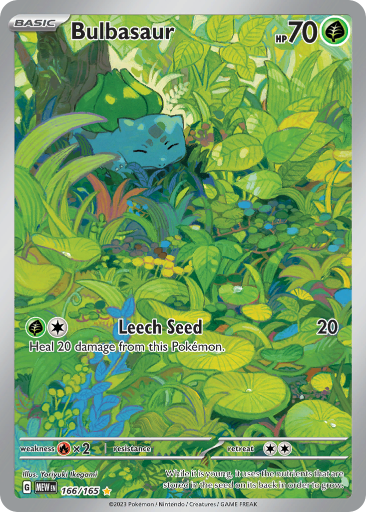 Bulbasaur — SV: Scarlet & Violet 151 #166/165