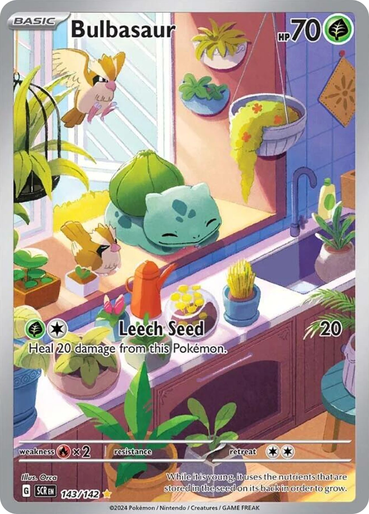 Bulbasaur — SV07: Stellar Crown #143/142