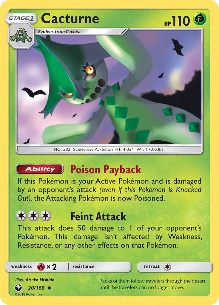 Cacturne — SM - Celestial Storm #20/168