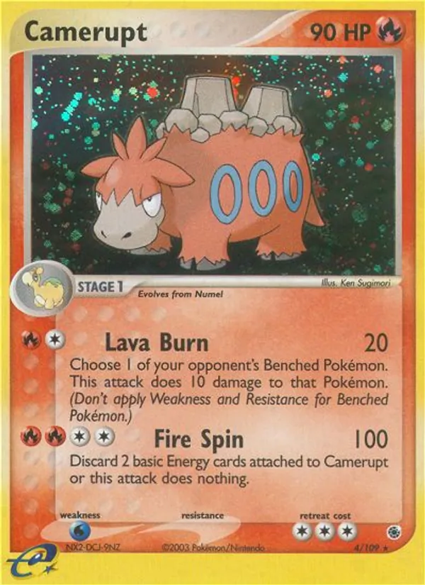 Camerupt — Ruby and Sapphire #4/109