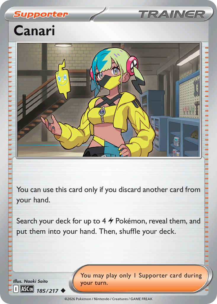 Canari — Prize Pack Series Cards #185/217