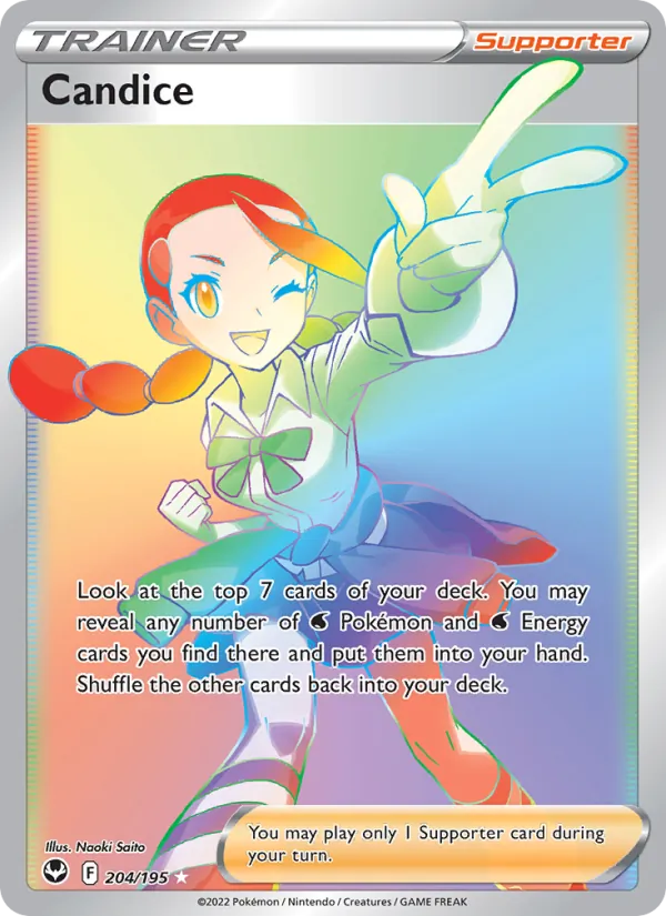 Candice (Secret) — SWSH12: Silver Tempest #204/195