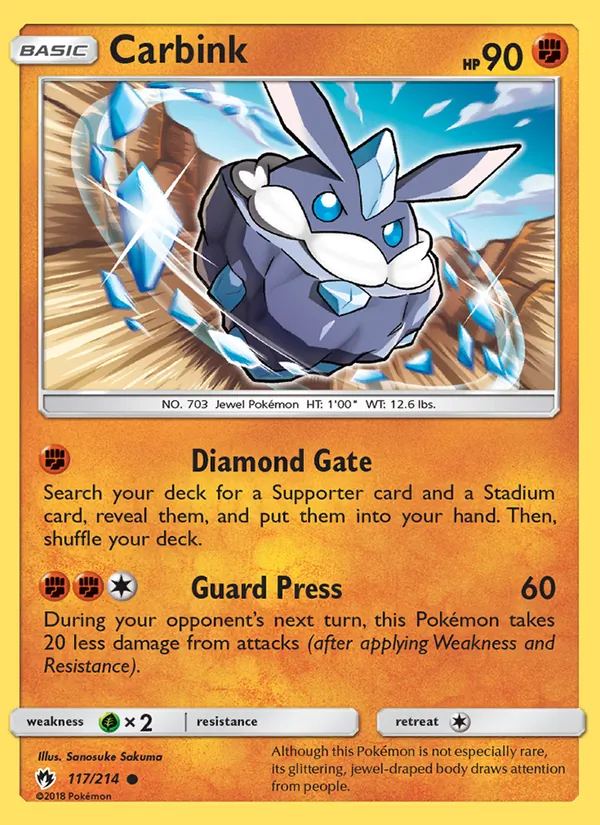 Carbink (117) — SM - Lost Thunder #117/214
