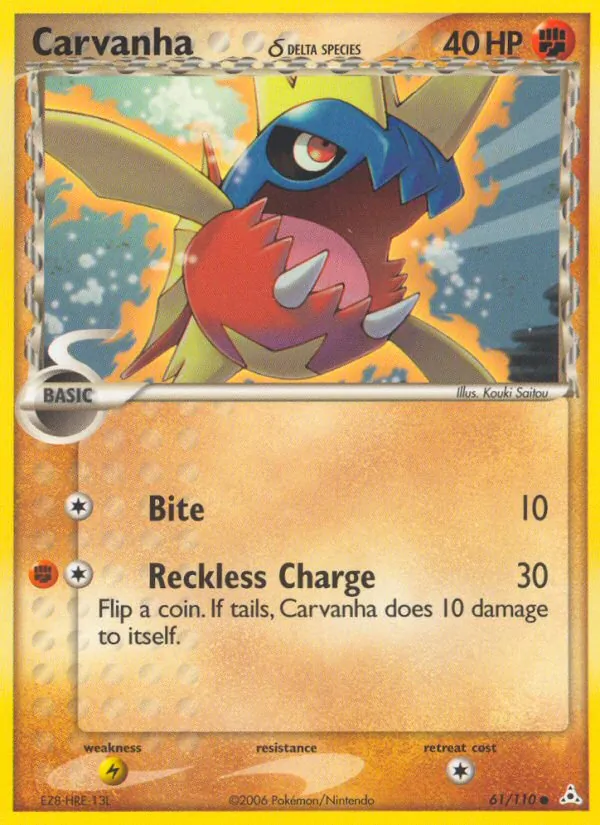 Carvanha (Delta Species) — Holon Phantoms #61/110