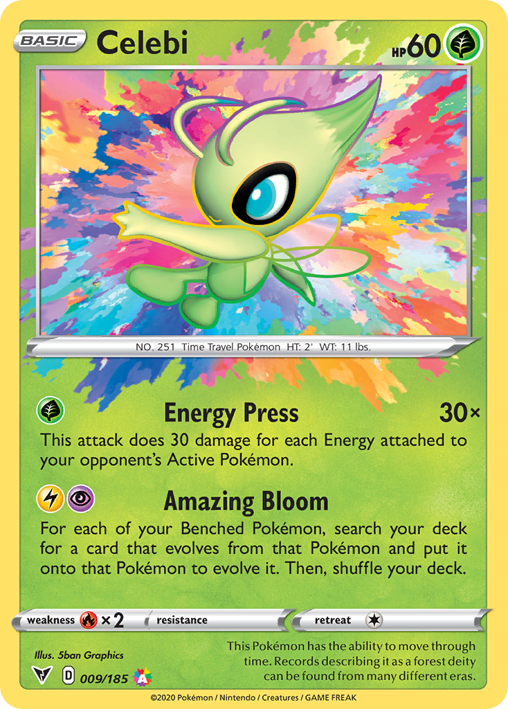Celebi — SWSH04: Vivid Voltage #009/185