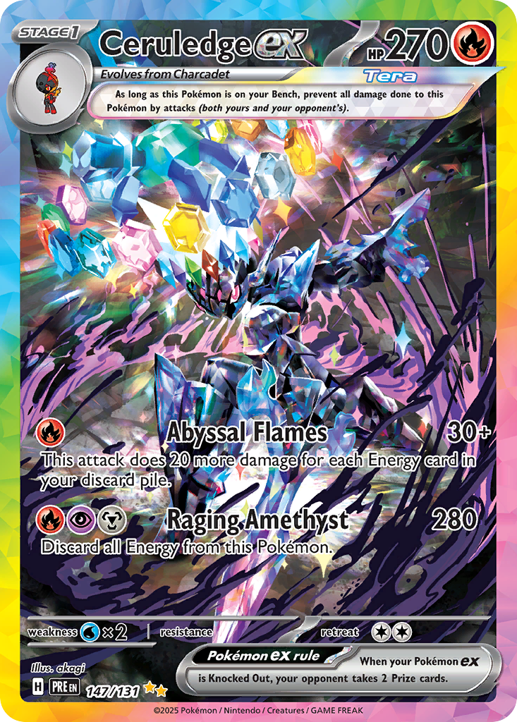 Ceruledge ex — SV: Prismatic Evolutions #147/131