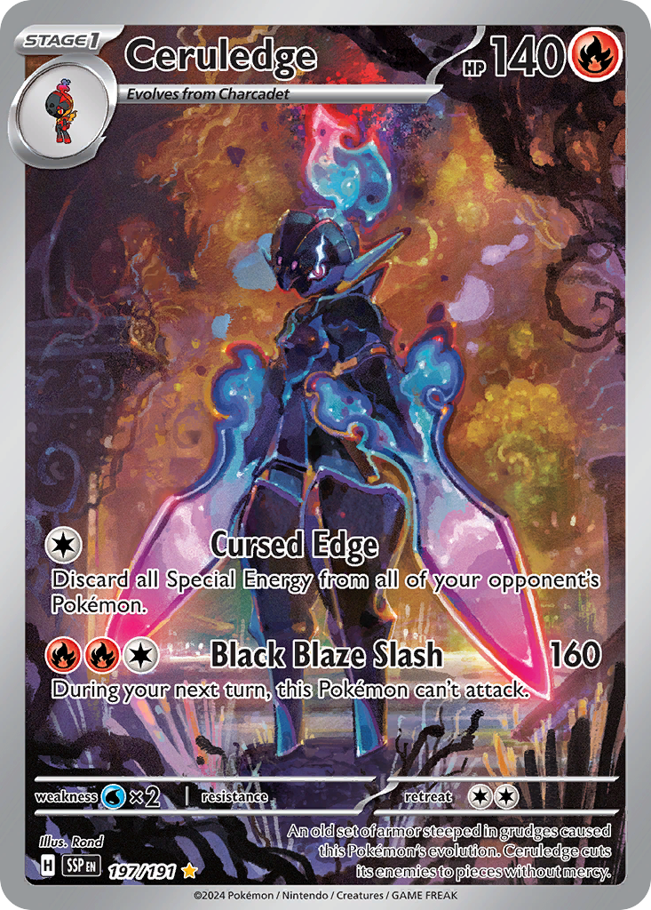 Ceruledge — SV08: Surging Sparks #197/191