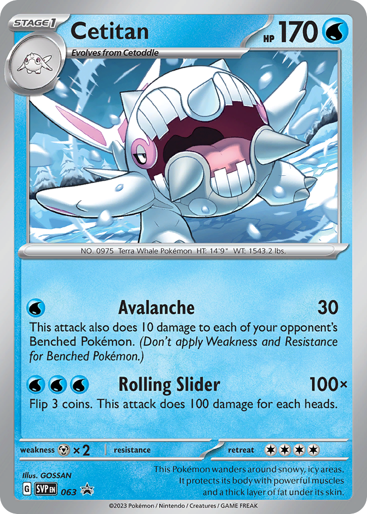 Cetitan — SV: Scarlet & Violet Promo Cards #063
