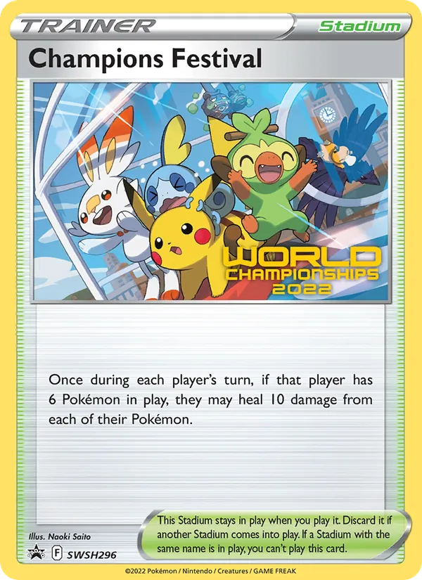 Champions Festival — SWSH: Sword & Shield Promo Cards #SWSH296