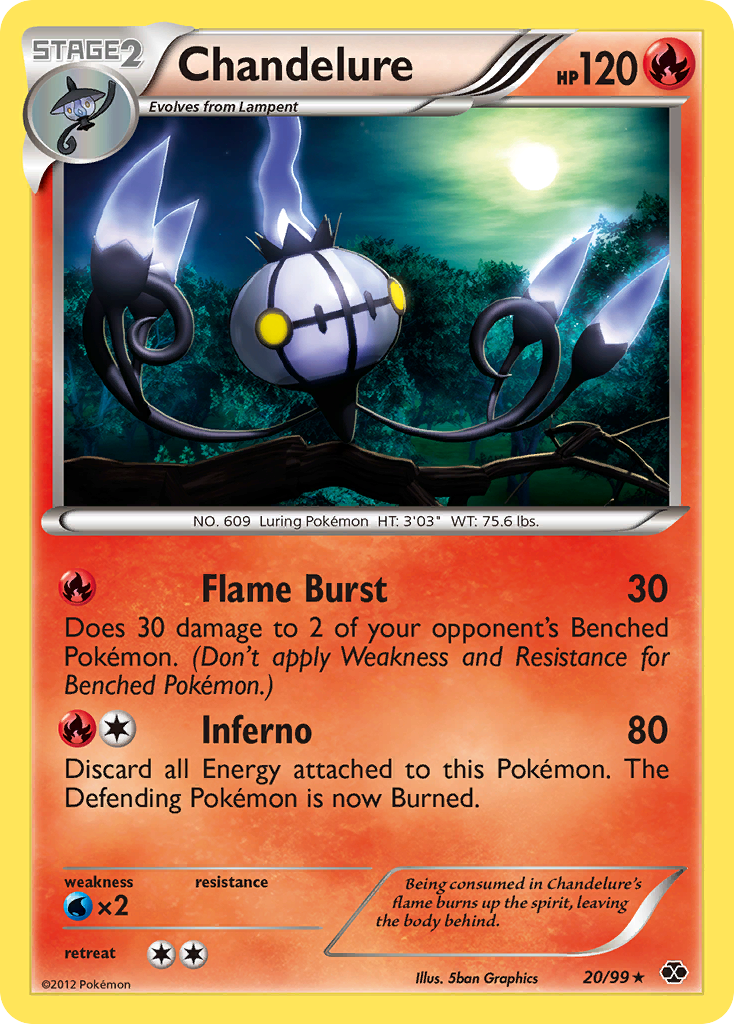 Chandelure — Blister Exclusives #020/099
