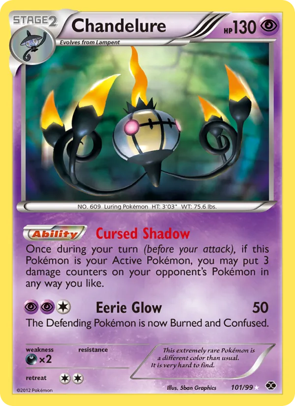 Chandelure (Secret) — Next Destinies #101/99