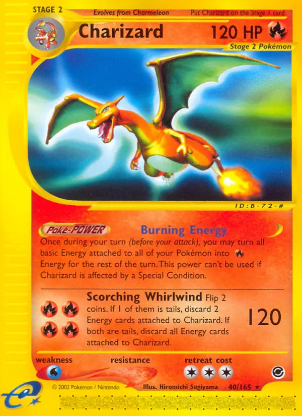 Charizard (40) — Expedition #040/165