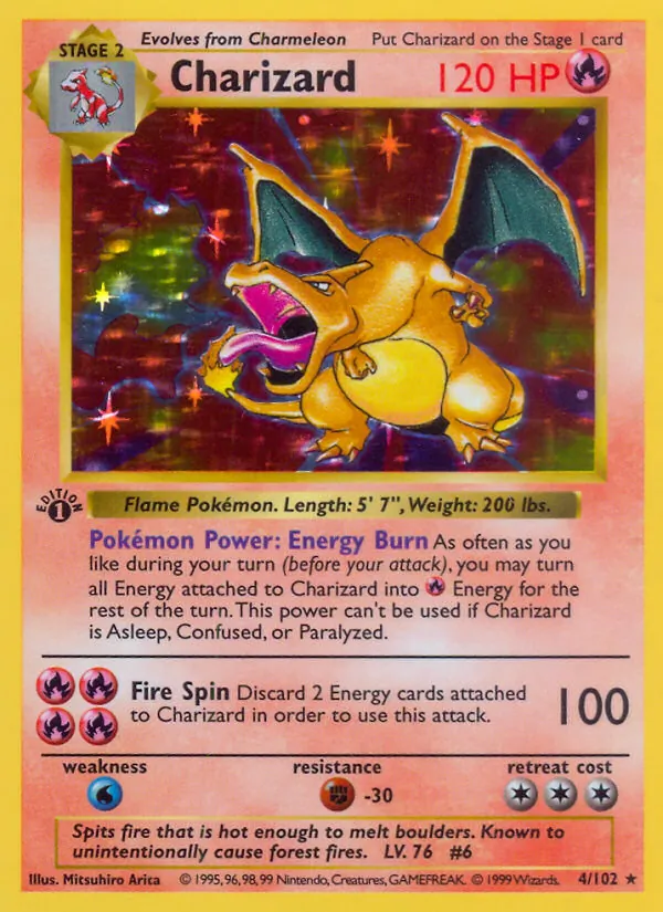 Charizard (Black Dot Error)