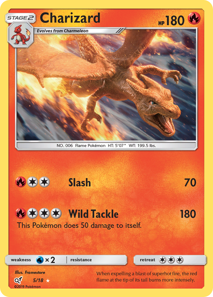 Charizard — Detective Pikachu #5/18