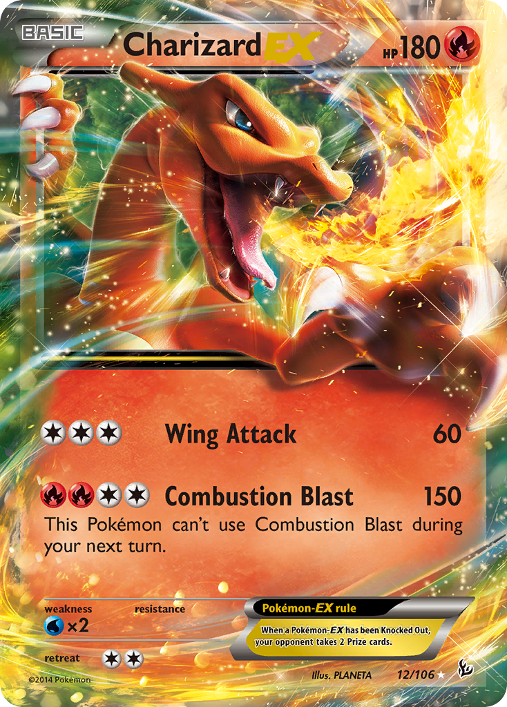 Charizard EX (12) — XY - Flashfire #12/106