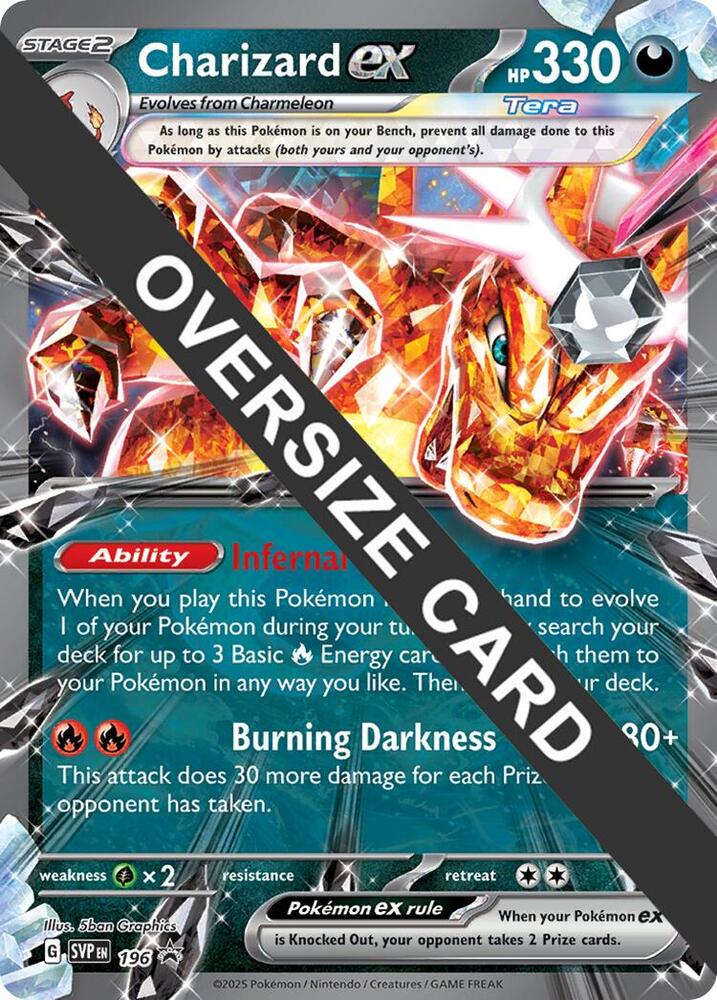 Charizard ex -196 — Jumbo Cards #196