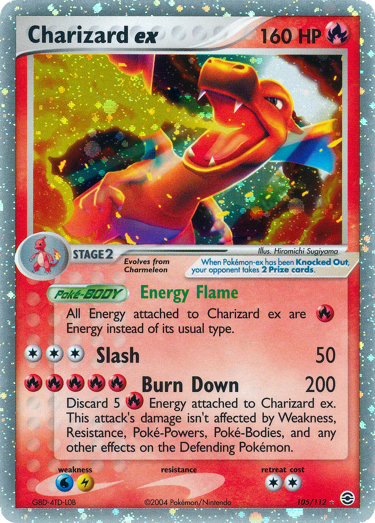 Charizard ex — FireRed & LeafGreen #105/112