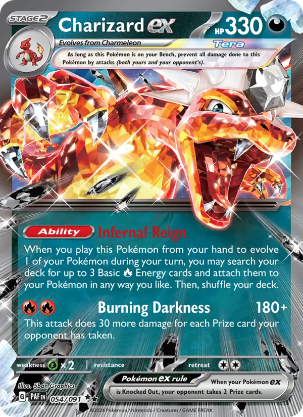 Charizard ex — Jumbo Cards #054/091
