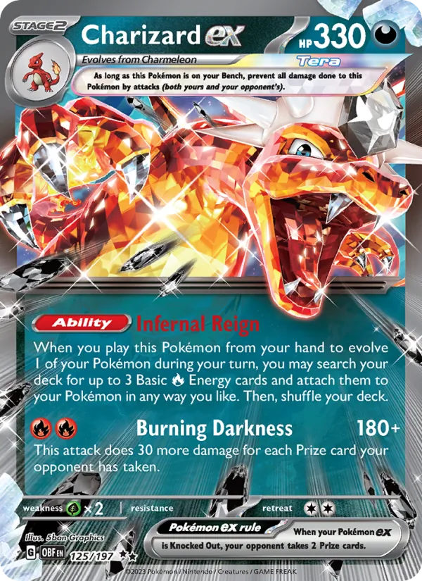 Charizard ex — Jumbo Cards #125/197