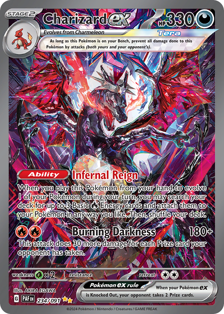 Charizard ex — SV: Paldean Fates #234/091