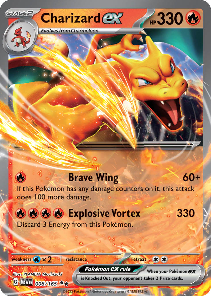 Charizard ex — SV: Scarlet & Violet 151 #006/165