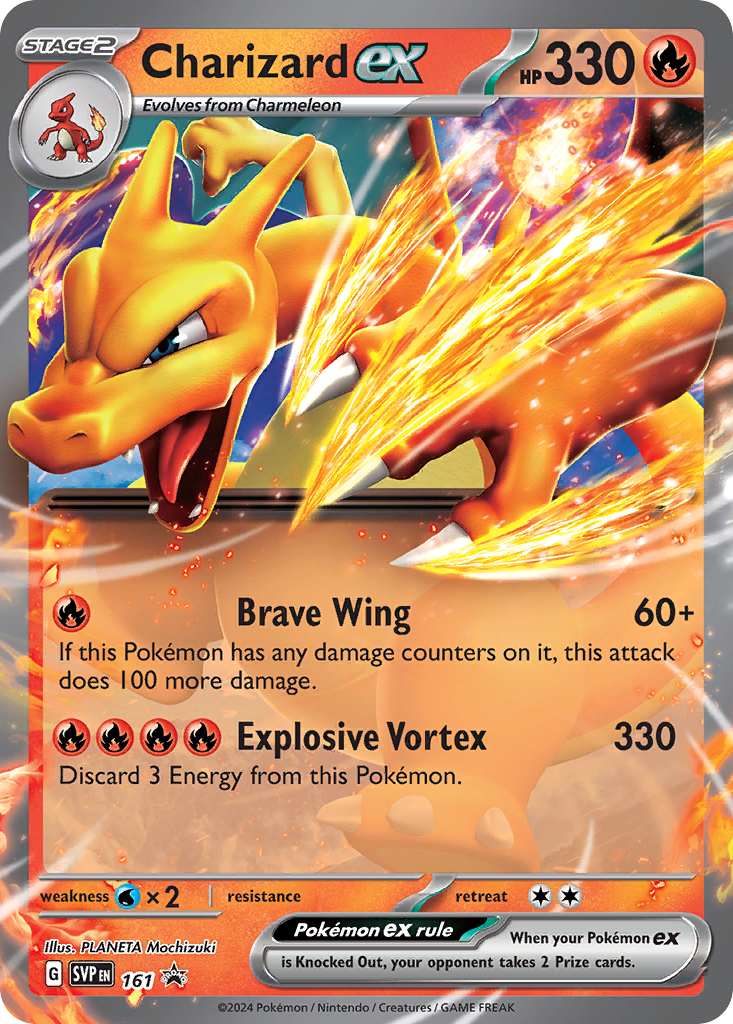 Charizard ex — SV: Scarlet & Violet Promo Cards #161