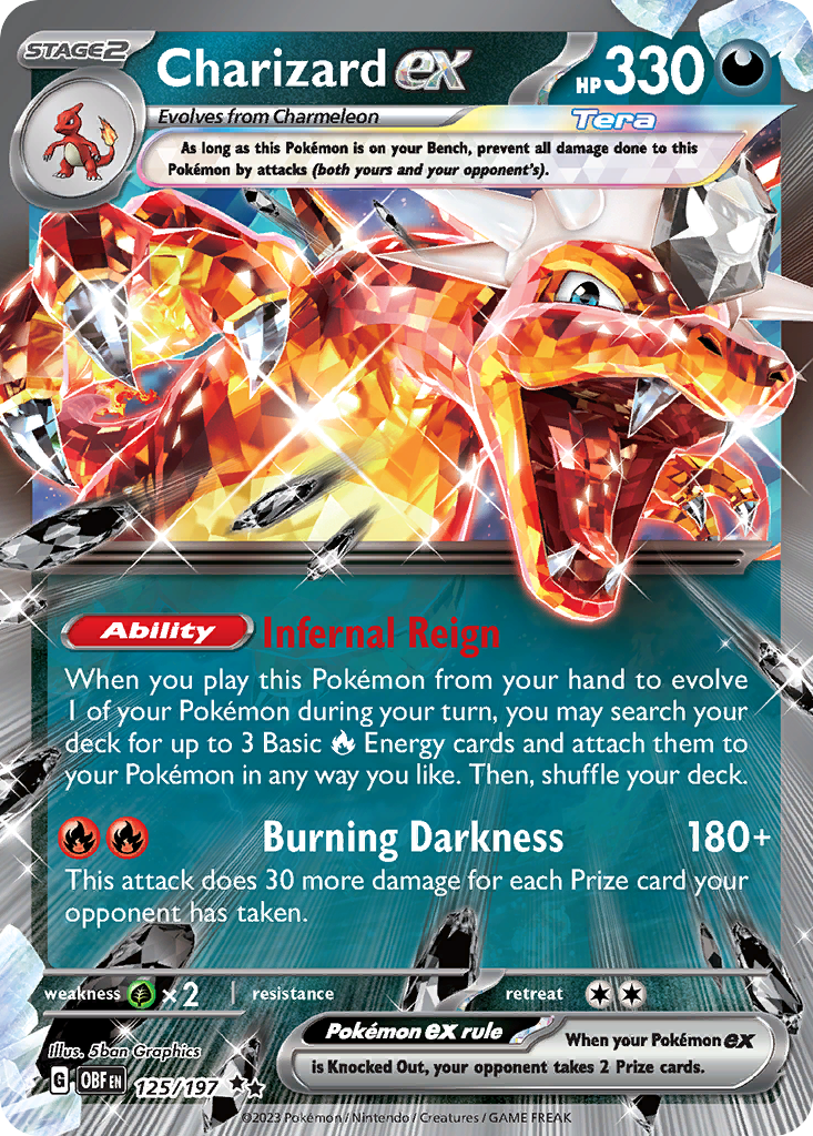 Charizard ex — SV03: Obsidian Flames #125/197