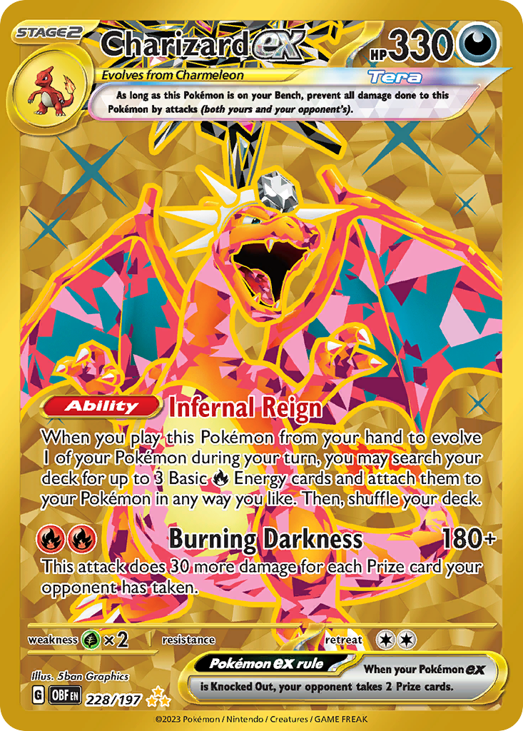Charizard ex — SV03: Obsidian Flames #228/197