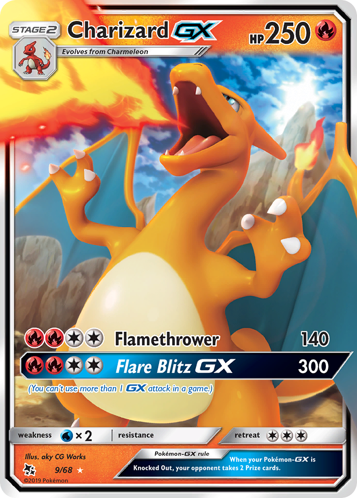 Charizard GX — Hidden Fates #9/68