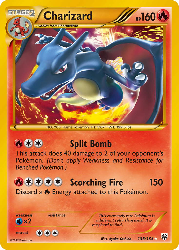 Charizard — Plasma Storm #136/135