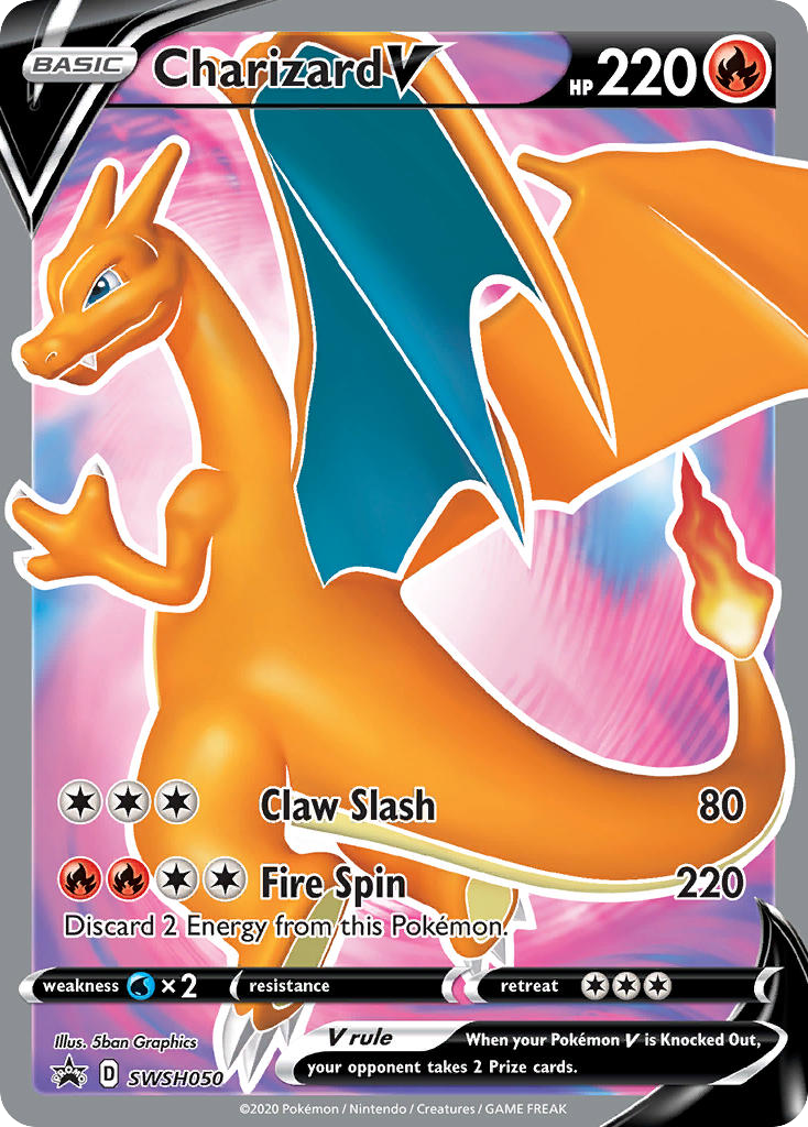 Charizard V — SWSH: Sword & Shield Promo Cards #SWSH050