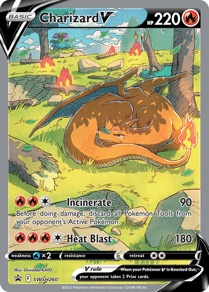 Charizard V — SWSH: Sword & Shield Promo Cards #SWSH260