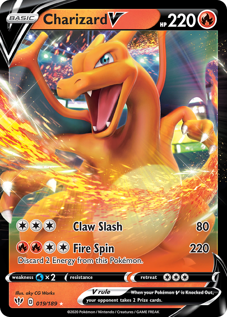 Charizard V — SWSH03: Darkness Ablaze #019/189