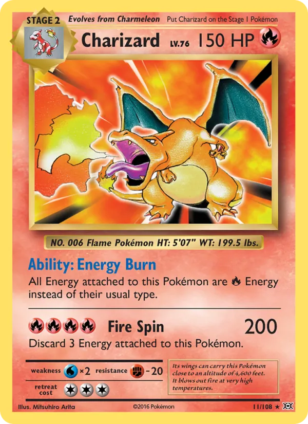 Charizard (XY Evolutions Prerelease) — XY Promos #11/108