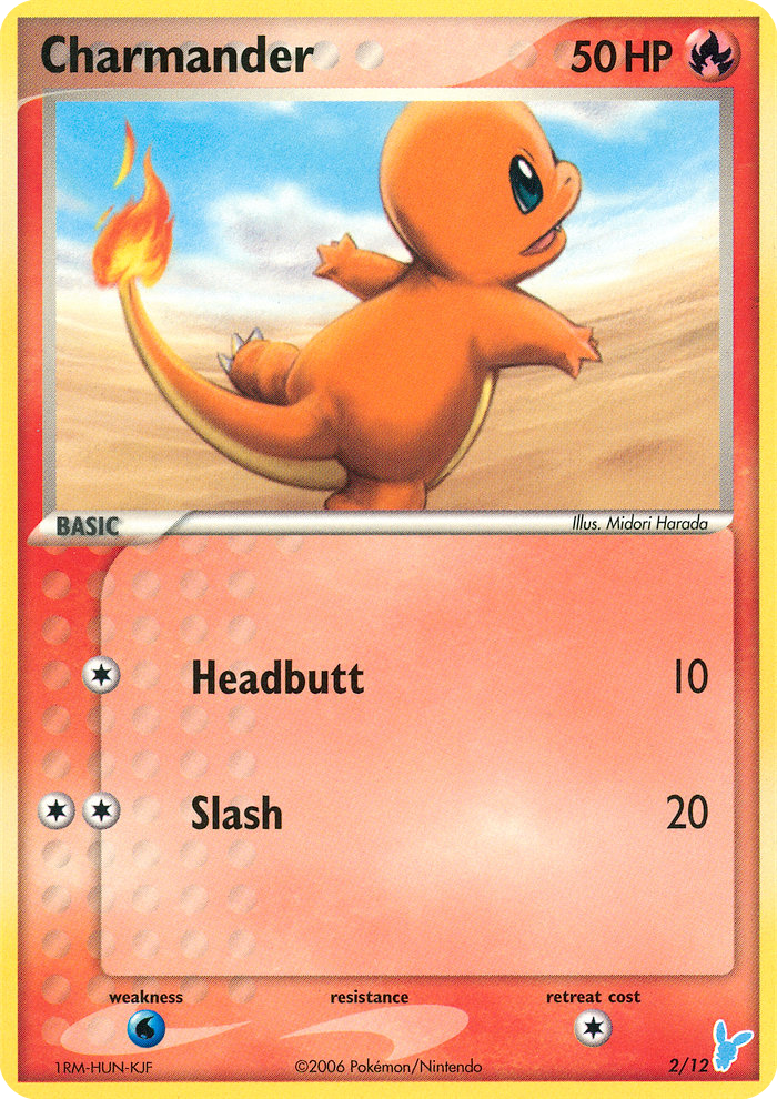 Charmander — EX Trainer Kit 2: Plusle & Minun #2/12