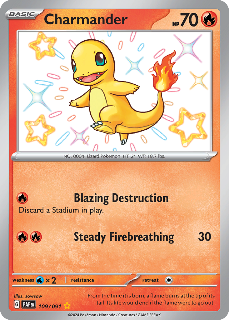 Charmander — SV: Paldean Fates #109/091
