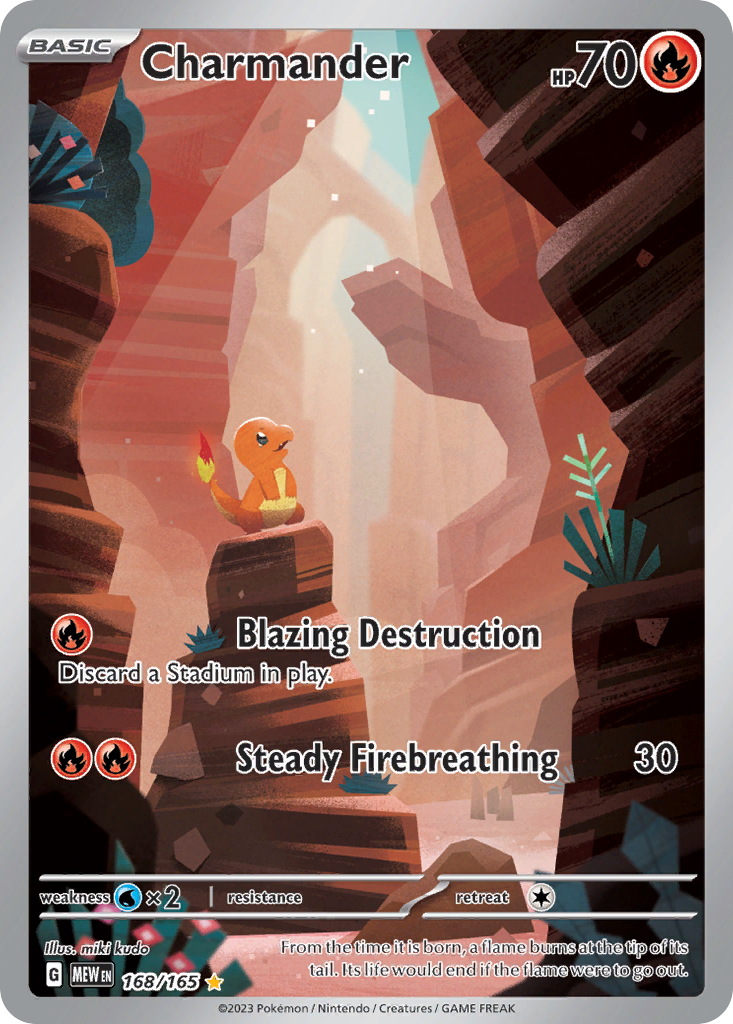 Charmander — SV: Scarlet & Violet 151 #168/165