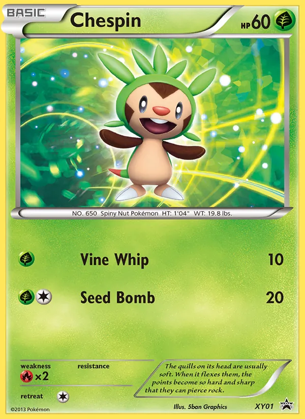 Chespin — XY Promos #XY01