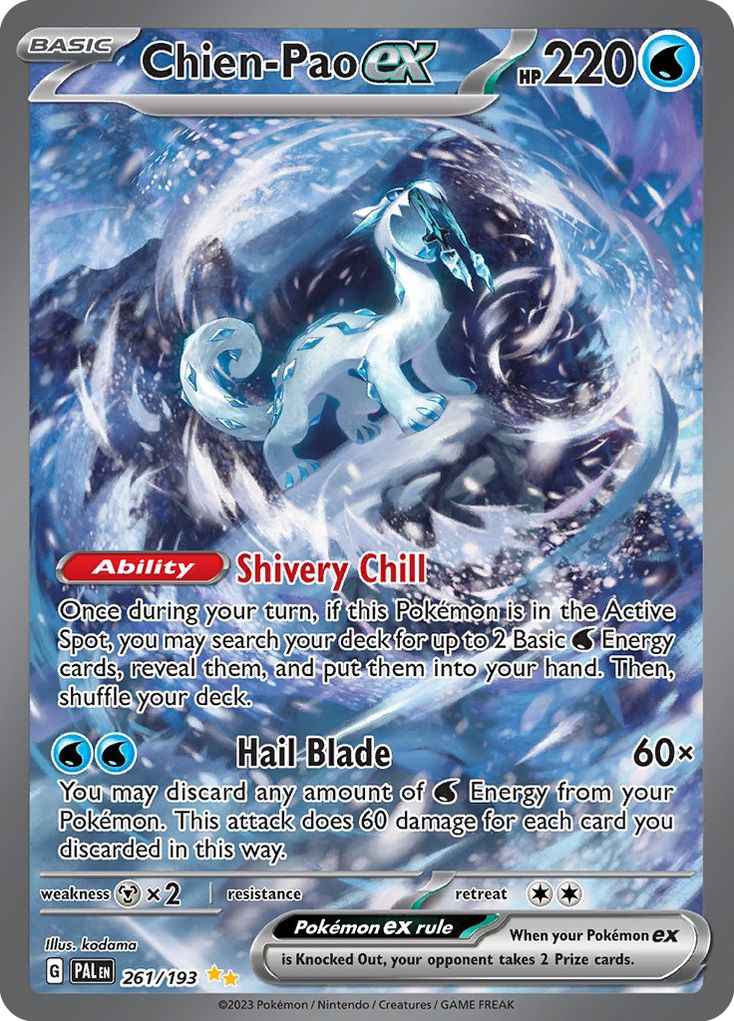 Chien-Pao ex — SV02: Paldea Evolved #261/193
