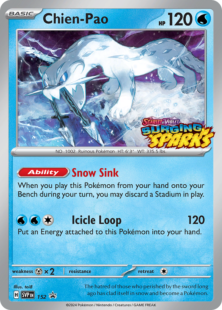 Chien-Pao — SV: Scarlet & Violet Promo Cards #152