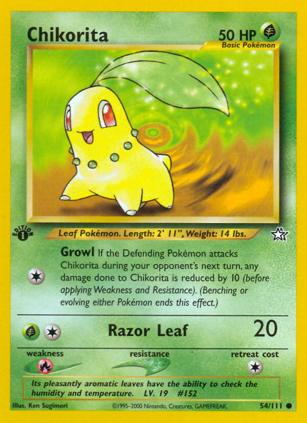 Chikorita — First Partner Pack #054/111