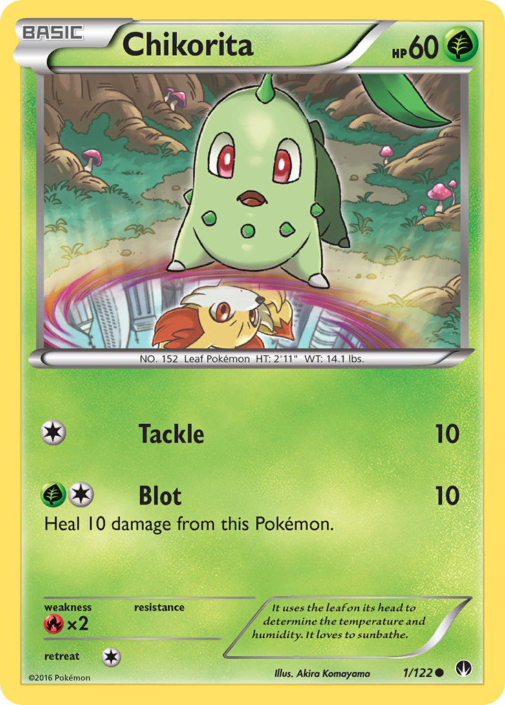 Chikorita — League & Championship Cards #001/122